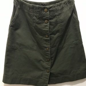 Ralph Lauren | Button Front Skirt